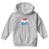 red white and cute Youth Hoodie