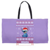 ohana christmas stitch Weekender Totes