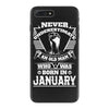 Never Underestimate Old Man Who Was Born January iPhone 7 Plus Case