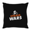 strava wars Throw Pillow