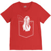 pocket samara V-Neck Tee