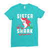 sister shark doo doo doo family matching Ladies Fitted T-Shirt