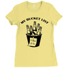bucket list Ladies Fitted T-Shirt