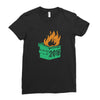 2016 dumpster fire Ladies Fitted T-Shirt