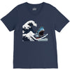Great White Wave Shark V-Neck Tee