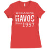 unheil havoc since 1957 Ladies Fitted T-Shirt