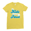 my kids have paws Ladies Fitted T-Shirt
