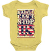 harvey can't stop us Baby Bodysuit