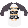 Super Cool Mother Of A Freaking Awesome Granddaughter 3/4 Sleeve Shirt