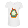 Totoro Retro Maternity Scoop Neck T-shirt