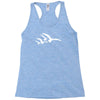 flying seagulls Racerback Tank