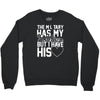 military has my soldier i have his heart Crewneck Sweatshirt