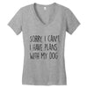 SORRY, I CAN'T. Women's V-Neck T-Shirt