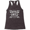 vintage 1972 aged to perfection Racerback Tank