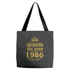queens are born in 1986 Tote Bags