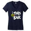 olive this bar Women's V-Neck T-Shirt