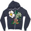 plants Zipper Hoodie