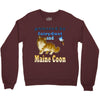 maine coon cat Crewneck Sweatshirt
