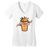 pupkin spice latte Women's V-Neck T-Shirt