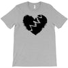 broken heart xxx black T-Shirt