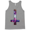 inverted galaxy cross funny  religion banter space fashion new Tank Top
