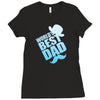 World's Best Dad Ever Ladies Fitted T-Shirt