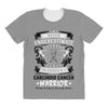 Never Underestimate The Strength Of A Carcinoid Cancer Warrior All Over Women's T-shirt