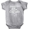 fishing is my cardio Baby Bodysuit