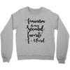feminism is my second favorite f word Crewneck Sweatshirt