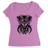 demon wolf Women's Triblend Scoop T-shirt