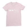 save the manual transmissions (stick shift) Ladies Fitted T-Shirt