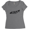 bike evolotions Women's Triblend Scoop T-shirt