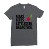 bears beets battlestar galactica Ladies Fitted T-Shirt