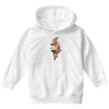 breast cancer flowers Youth Hoodie