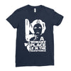 a woman's place is in the resistance Ladies Fitted T-Shirt