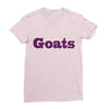 goats Ladies Fitted T-Shirt