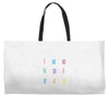 fuck pizza Weekender Totes