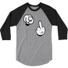 mickey fuck you rouge 3/4 Sleeve Shirt