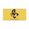 scorpion License Plate