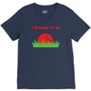 disc golf dirty sex joke pun ground penetration V-Neck Tee