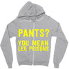 pants you mean leg prisons Zipper Hoodie