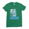 most of my life Ladies Fitted T-Shirt