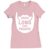 grow long and prosper funny Ladies Fitted T-Shirt