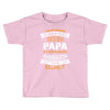 Super Cool Papa Of A Freaking Awesome Granddaughter Toddler T-shirt