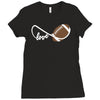 football infinity love Ladies Fitted T-Shirt