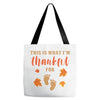 This is What I'm Thankful for Baby Tote Bags