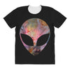 Psychic Alien Galaxy All Over Women's T-shirt