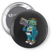 robot kicks Pin-back button