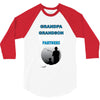 Grandpa And Grandson Fishing Partners For Life 3/4 Sleeve Shirt
