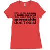 mermaids dom't exist Ladies Fitted T-Shirt
